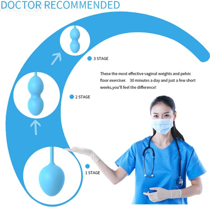 ARMONY - ANABIOSIS VAGINALE GEWICHTEN 3 NIVEAUS BLAUW