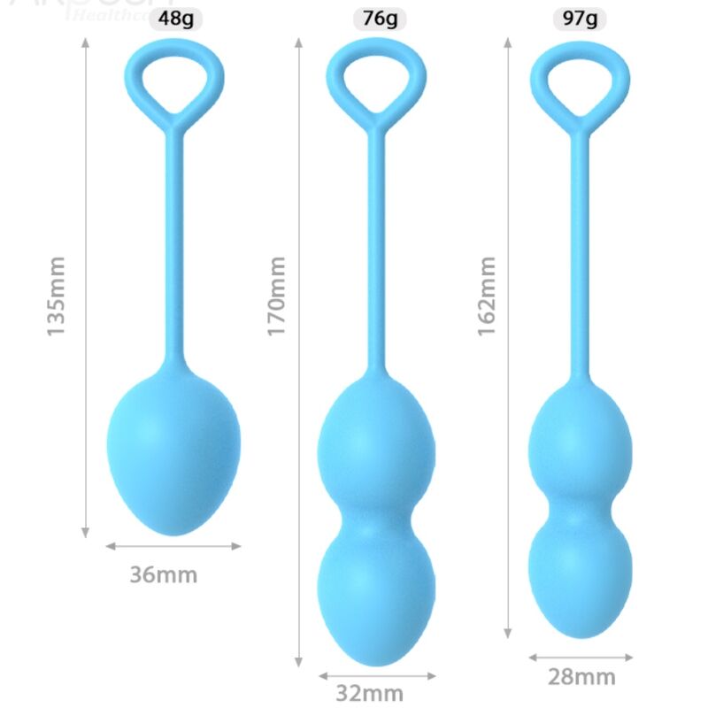 ARMONY - ANABIOSIS VAGINALE GEWICHTEN 3 NIVEAUS BLAUW
