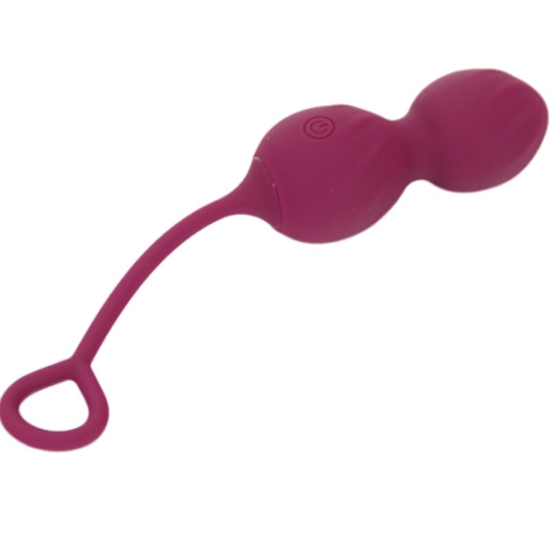 ARMONY - BLOSSOMS VAGINALE GEWICHTEN VIBRATOR AFSTANDSBEDIENING 10 VIBRATIES DONKERROOD