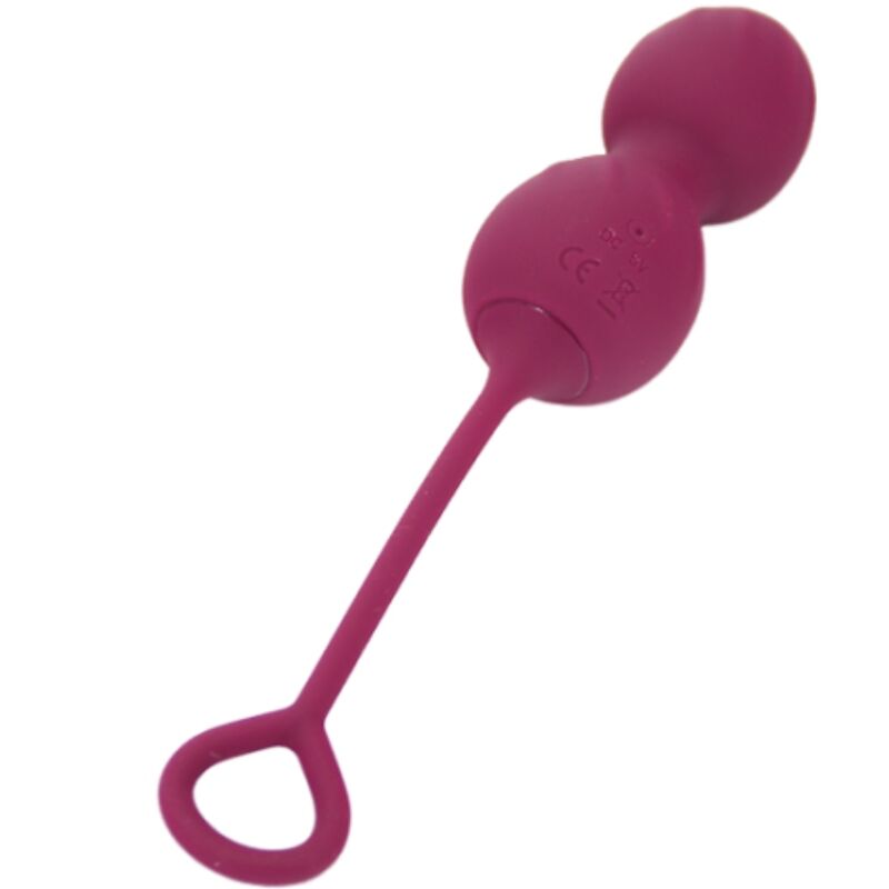 ARMONY - BLOSSOMS VAGINALE GEWICHTEN VIBRATOR AFSTANDSBEDIENING 10 VIBRATIES DONKERROOD