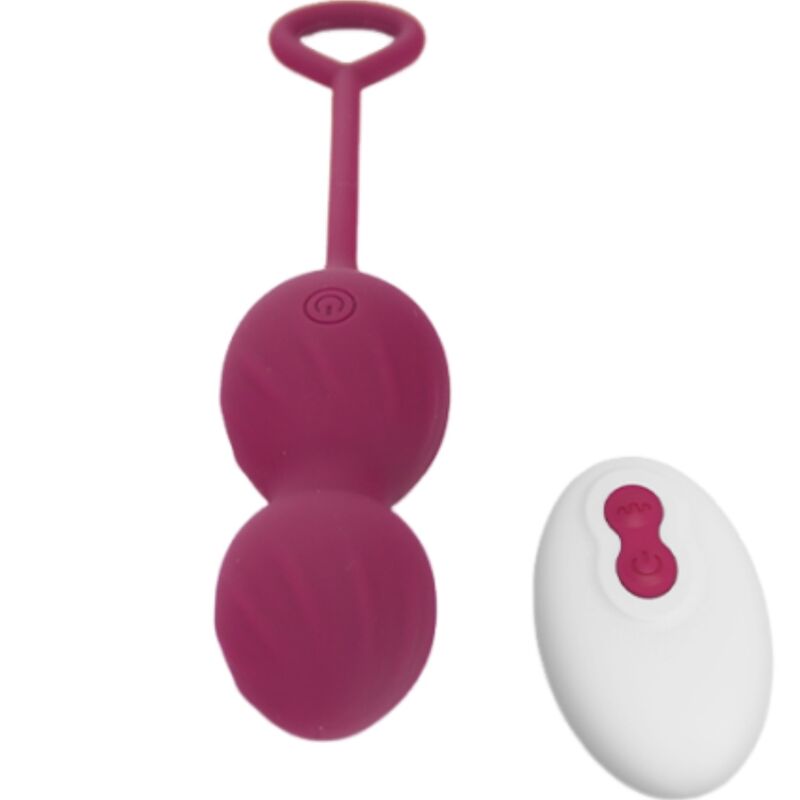 ARMONY - BLOSSOMS VAGINALE GEWICHTEN VIBRATOR AFSTANDSBEDIENING 10 VIBRATIES DONKERROOD