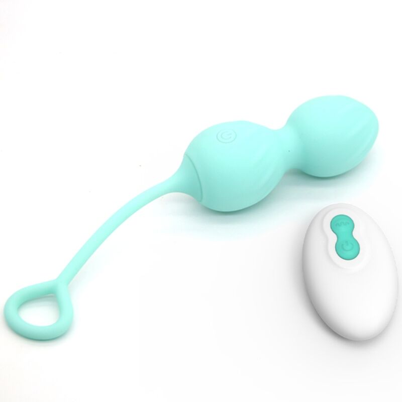 ARMONY - BLOSSOMS VAGINALE GEWICHTEN VIBRATOR AFSTANDSBEDIENING 10 VIBRATIES GROEN