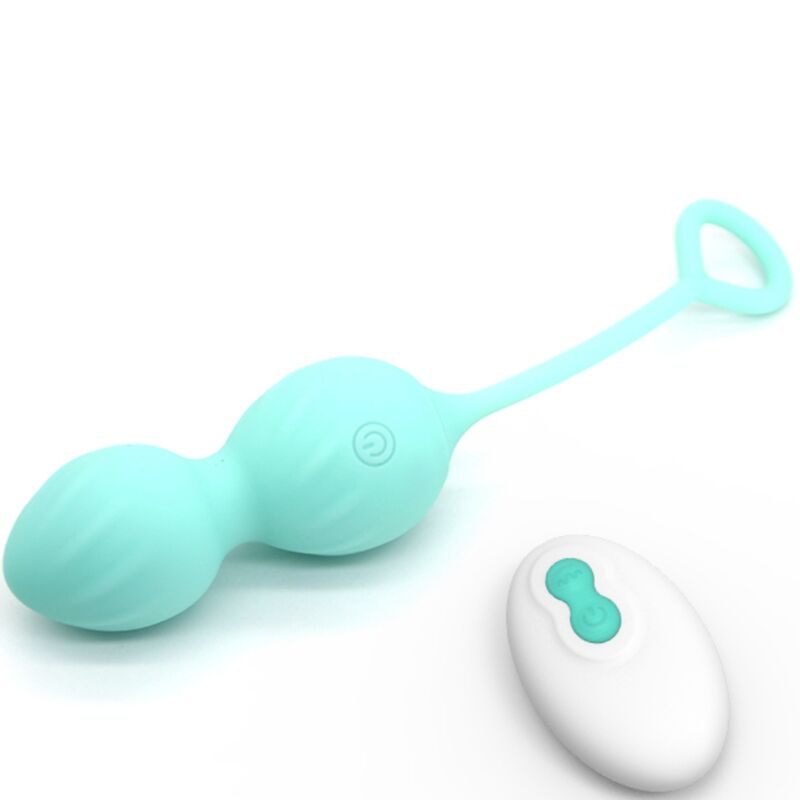 ARMONY - BLOSSOMS VAGINALE GEWICHTEN VIBRATOR AFSTANDSBEDIENING 10 VIBRATIES GROEN