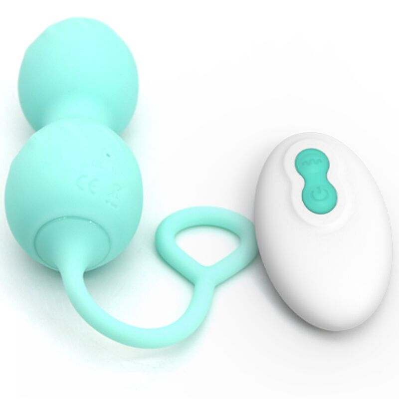 ARMONY - BLOSSOMS VAGINALE GEWICHTEN VIBRATOR AFSTANDSBEDIENING 10 VIBRATIES GROEN