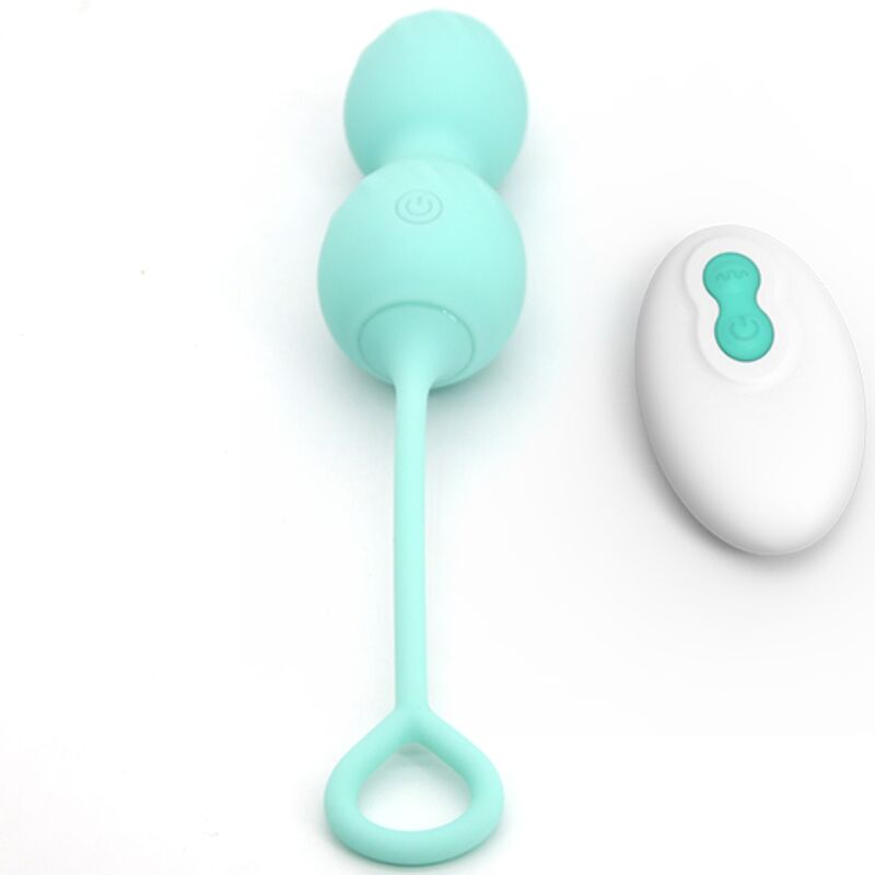 ARMONY - BLOSSOMS VAGINALE GEWICHTEN VIBRATOR AFSTANDSBEDIENING 10 VIBRATIES GROEN