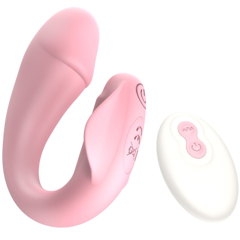 ARMONY - FRESHFUN CICI STRAP-ON VIBRATOR MET AFSTANDSBEDIENING EN APP, 10 VIBRATIES, ROZE