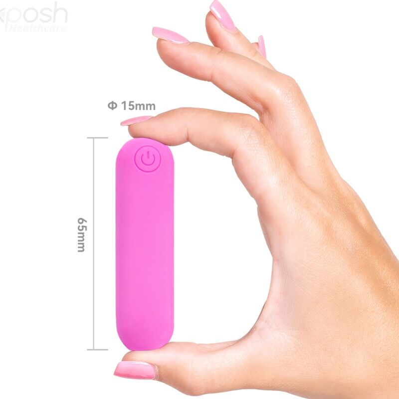 ARMONY - SPLASH HEHE SILICONEN VIBRATIEBOLLET 10 VIBRATIES 65 X 15 CM ROZE