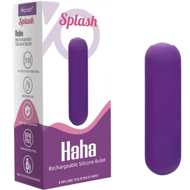ARMONY - SPLASH HAHA SILICONEN TRILLENDE KOGEL 10 TRILLINGEN 75 X 19 CM PAARS