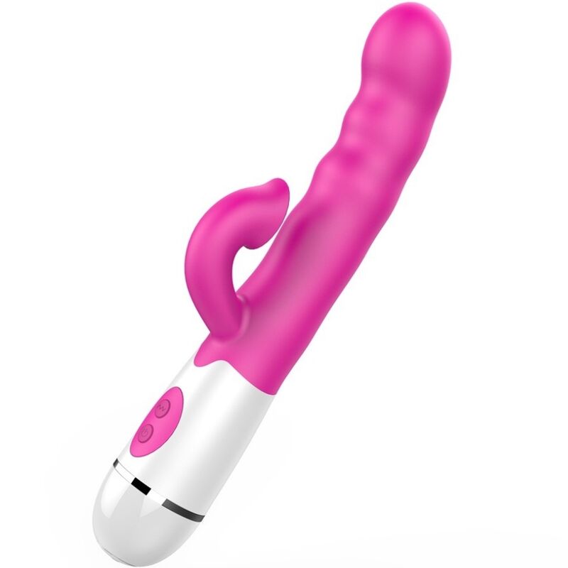 ARMONY - AMIR MULTIFUNCTIONELE VIBRATOR MET STIMULERENDE TONG 16 SNELHEDEN ROZE
