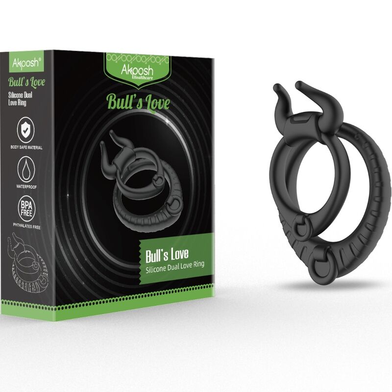 HARMONY - BULL'S PASSION ZWARTE RING
