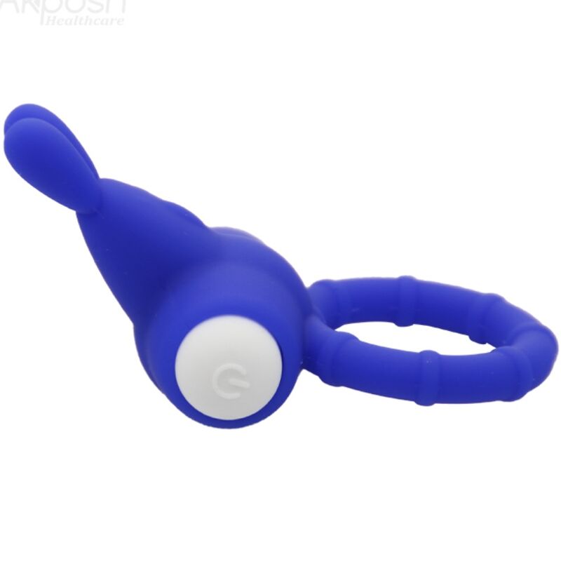 ARMONY - MS BUNNY BLAUWE SILICONEN VIBRERENDE RING