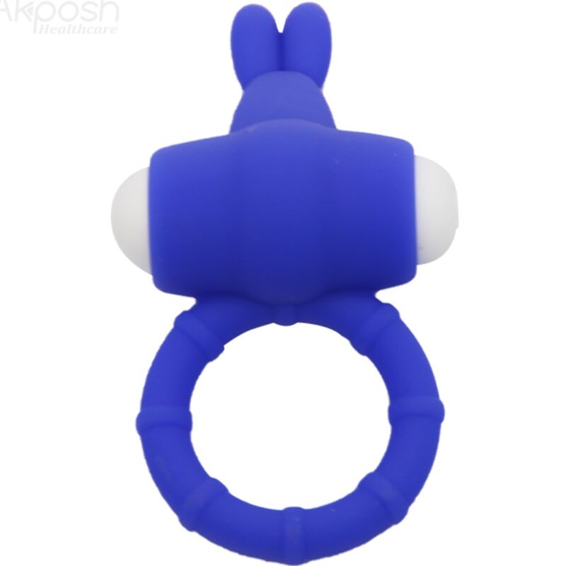 ARMONY - MS BUNNY BLAUWE SILICONEN VIBRERENDE RING