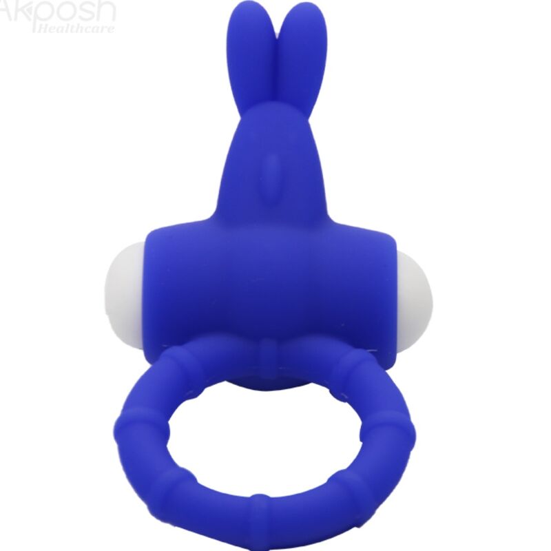 ARMONY - MS BUNNY BLAUWE SILICONEN VIBRERENDE RING