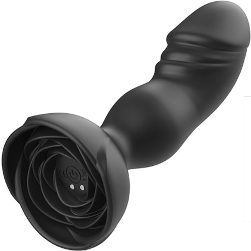 ARMONY - EXTREME A BLOOM ROZE VIBRATOR &amp; ANAAL PLUG MET AFSTANDSBEDIENING ZWART