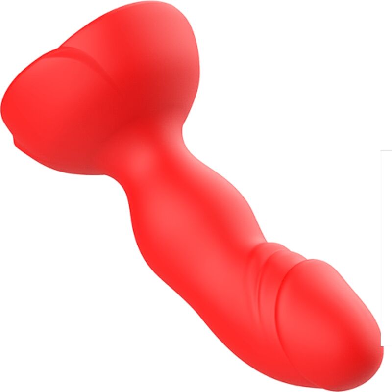 ARMONY - EXTREME A BLOOM ROZE VIBRATOR &amp; AFSTANDSBEDIENING ANAAL PLUG ROOD
