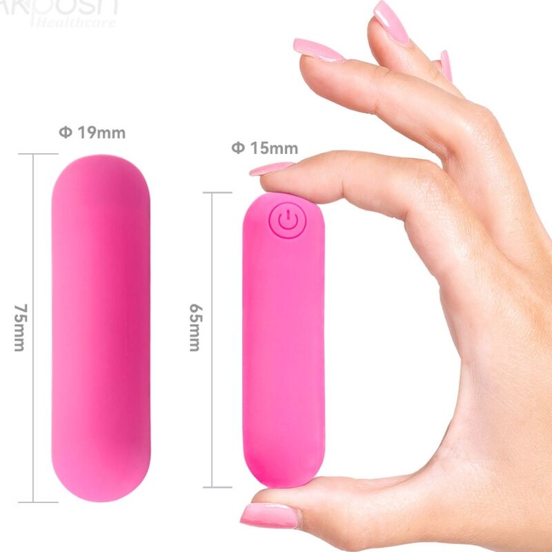 ARMONY - SPLASH HAHA SILICONEN TRILLENDE KOGEL 10 TRILLINGEN 75 X 19 CM ROZE