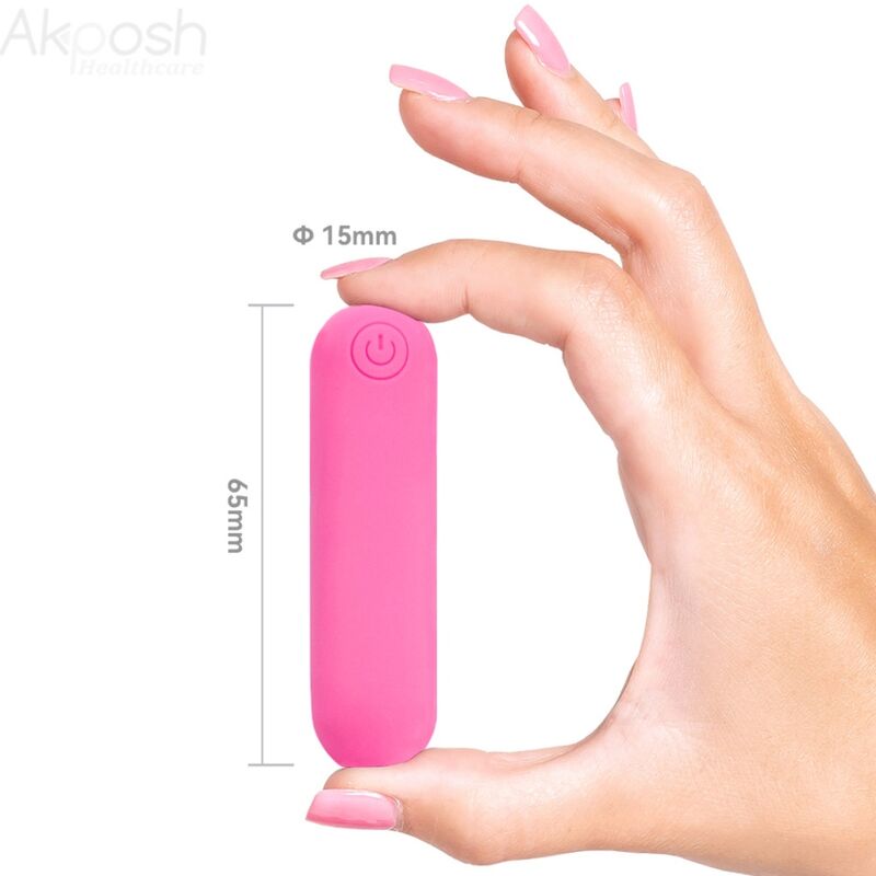 ARMONY - SPLASH JOLINE SILICONEN VIBRERENDE KOGEL MET AFSTANDSBEDIENING, 10 VIBRATIES, 65 X 15 CM, ROZE