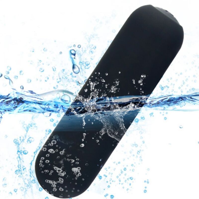 ARMONY - SPLASH JOIE SILICONEN TRILLENDE KOGEL MET AFSTANDSBEDIENING, 10 TRILLINGEN, 75 X 19 CM, ZWART