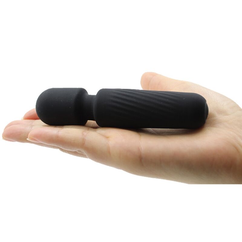 HARMONY - UW MAGISCHE OPLAADBARE MASSAGER &amp; VIBRATOR 10 VIBRATIES ZWART