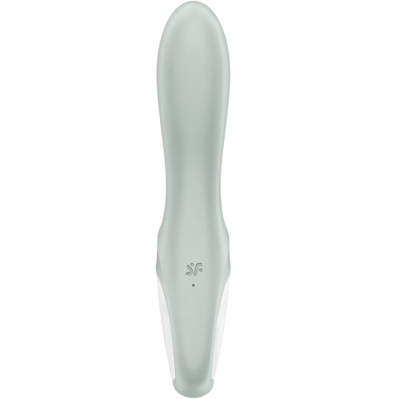 SATISFYER - LUCHTPOMP BOOTY 3 OPBLAASBARE ANALE VIBRATOR GROEN GRIJS