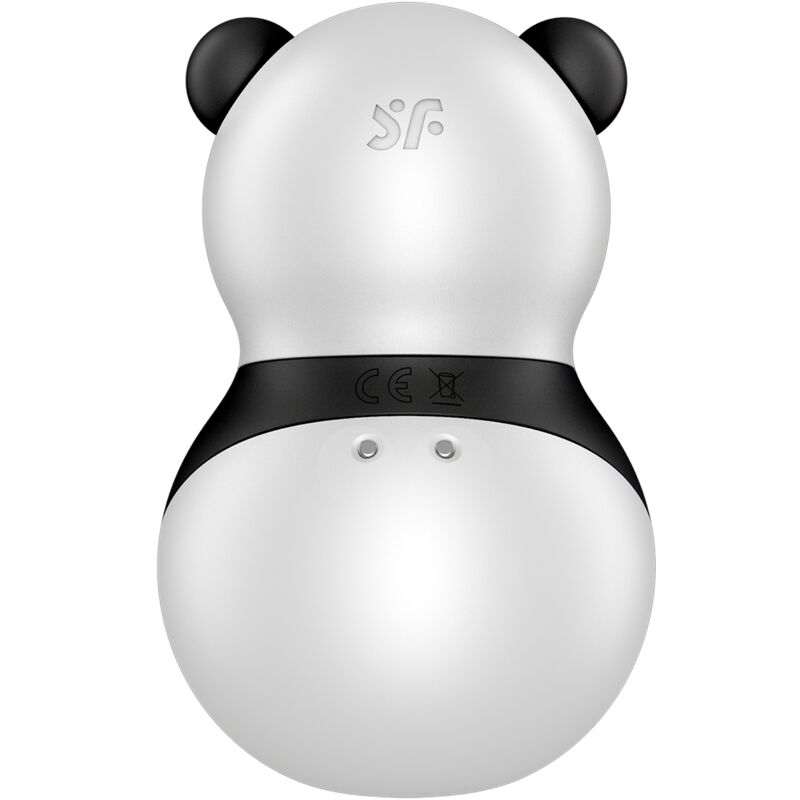 SATISFYER - POCKET PANDA STIMULATOR &amp; VIBRATOR ZWART-WIT