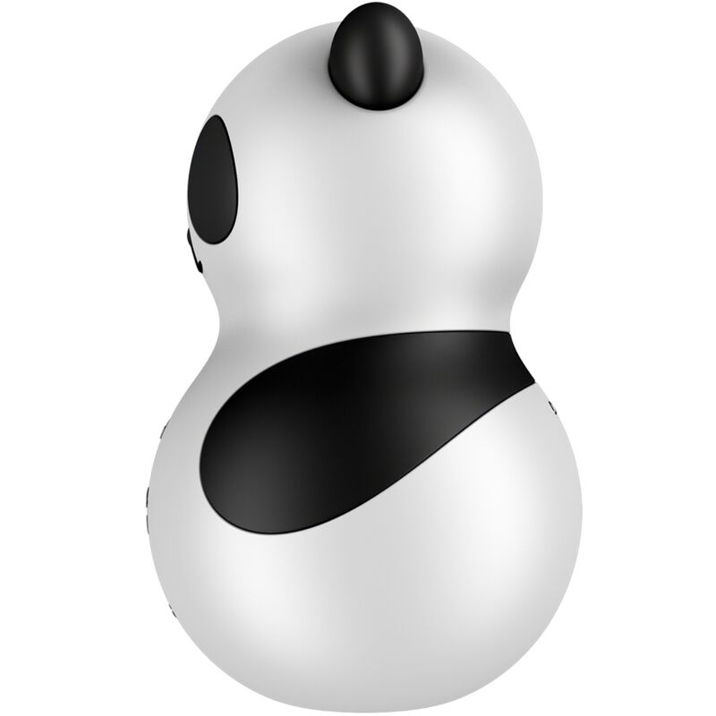 SATISFYER - POCKET PANDA STIMULATOR &amp; VIBRATOR ZWART-WIT