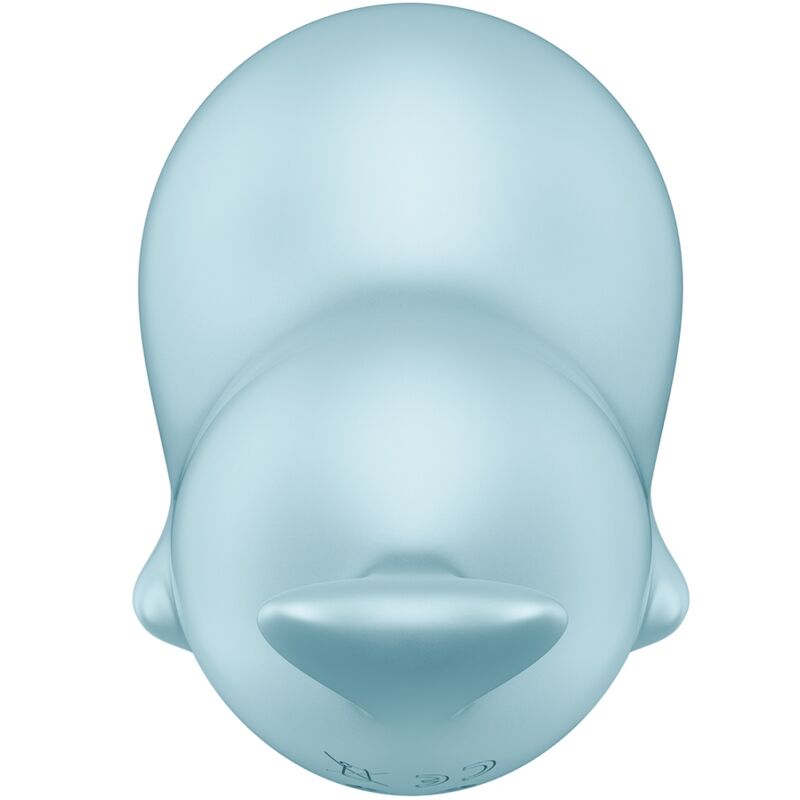 SATISFYER - SASSY SEAL STIMULATOR &amp; VIBRATOR BLAUW