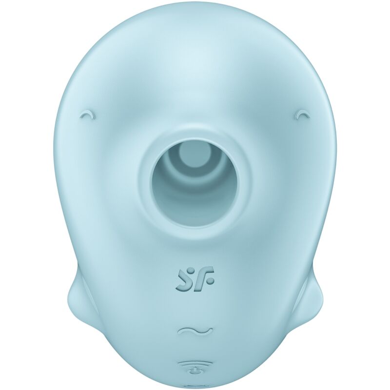SATISFYER - SASSY SEAL STIMULATOR &amp; VIBRATOR BLAUW