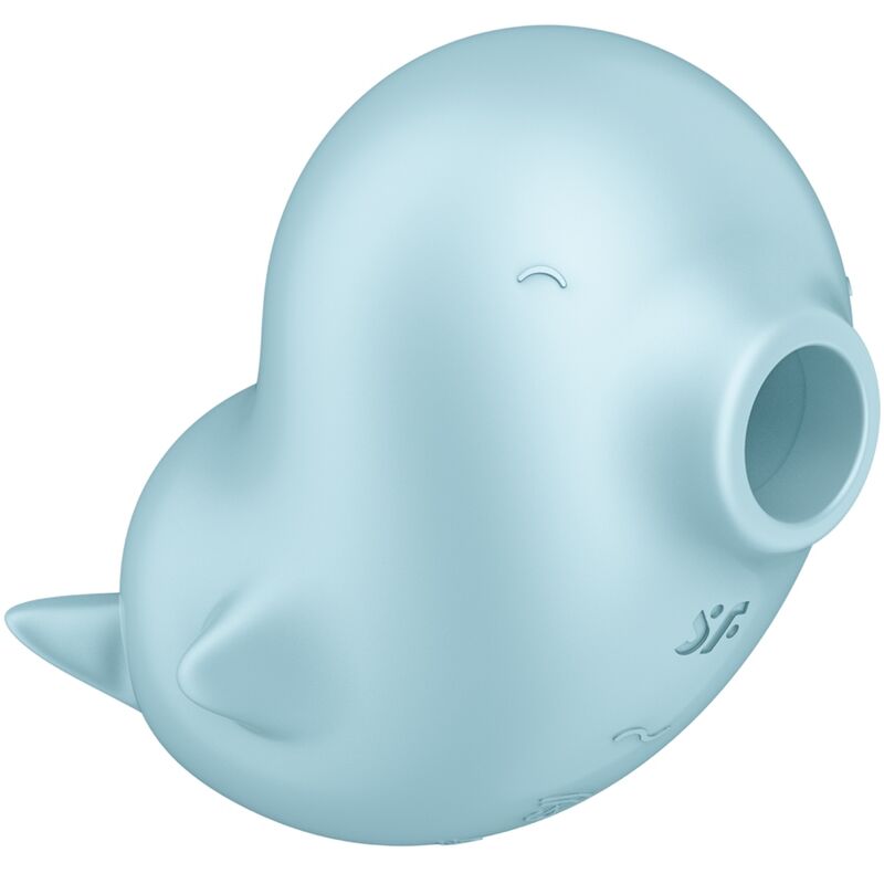 SATISFYER - SASSY SEAL STIMULATOR &amp; VIBRATOR BLAUW