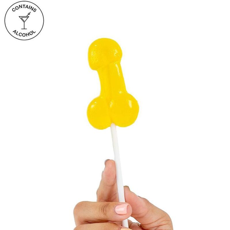 SECRETPLAY - PENIS GUMMY LOLLIPOP MET ALCOHOL PINA COLADA