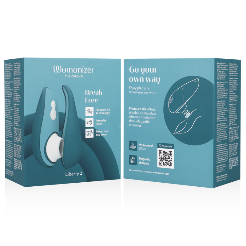 WOMANIZER - LIBERTY 2 VIOLET CLITORALE STIMULATOR &amp; ZUIGING