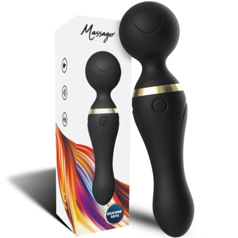 ARMONY - FREEZA MASSAGER &amp; VIBRATOR FLEXIBELE KOP ZWART