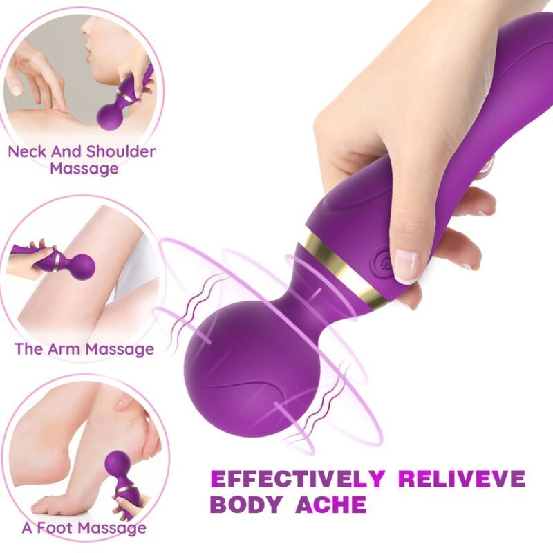 ARMONY - FREEZA MASSAGER &amp; VIBRATOR FLEXIBELE KOP ZWART