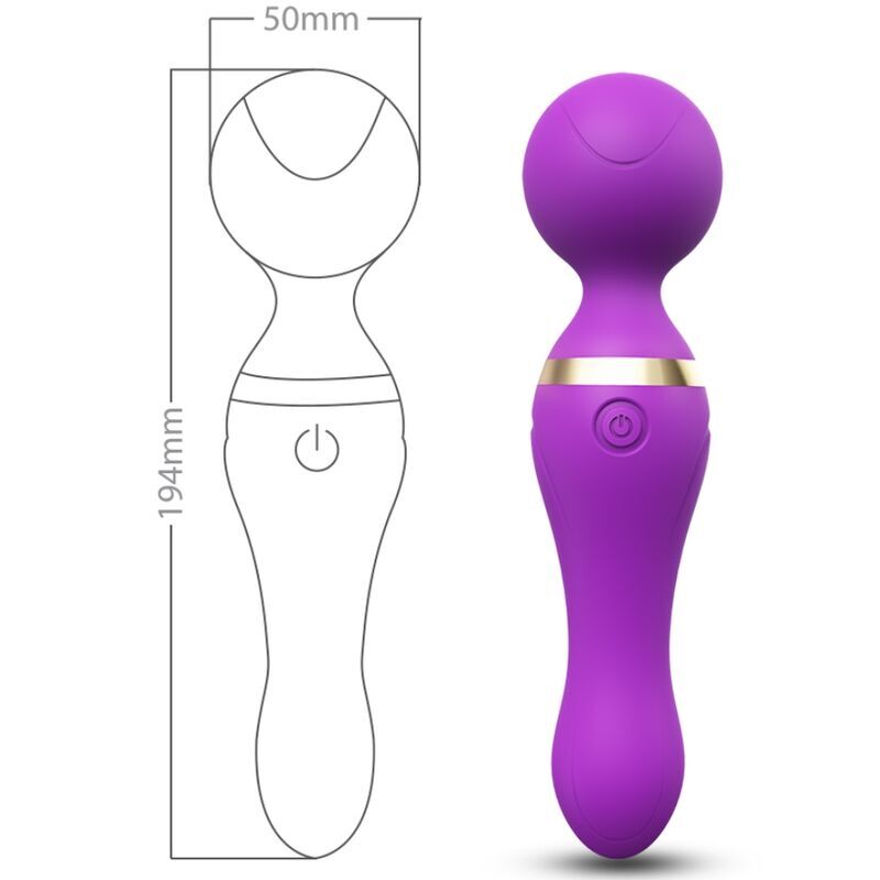 ARMONY - FREEZA MASSAGER &amp; VIBRATOR FLEXIBELE KOP VIOLET