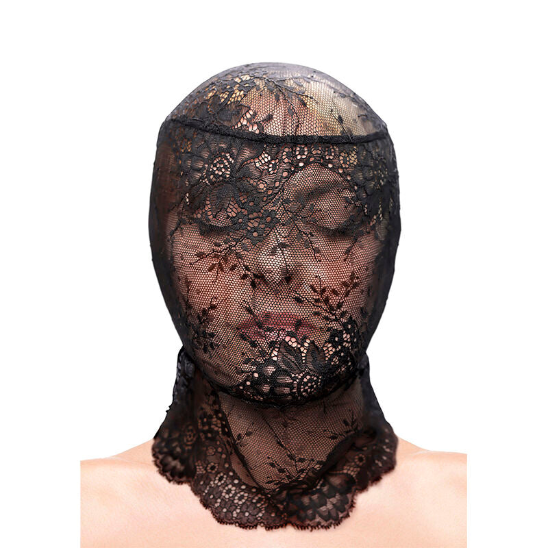 NS NOVELTIES - FETISH &amp; FASHION ZWARTE KANTEN BALACLAVA