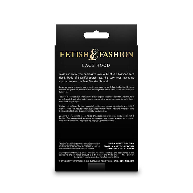 NS NOVELTIES - FETISH &amp; FASHION WITTE KANTEN BALACLAVA