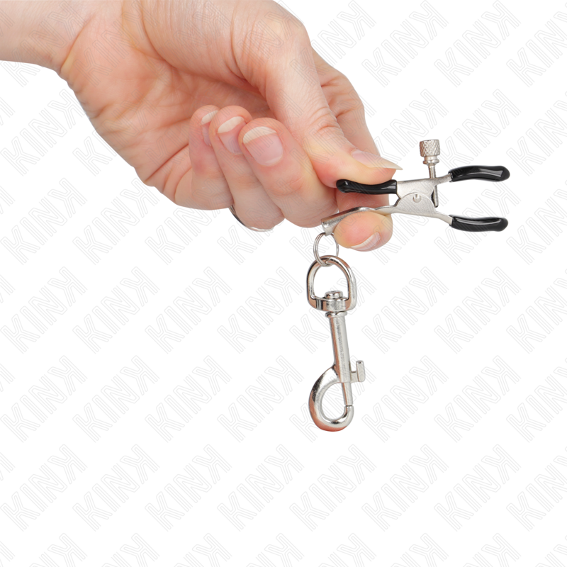 KINK - TEPELKLEMMEN MET HAAK 6 CM