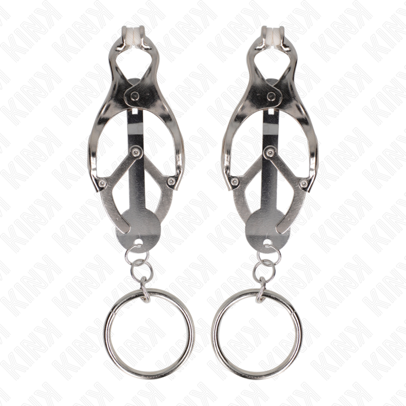 KINK - JAPANSE TEPELKLEMMEN MET ZILVEREN RINGEN