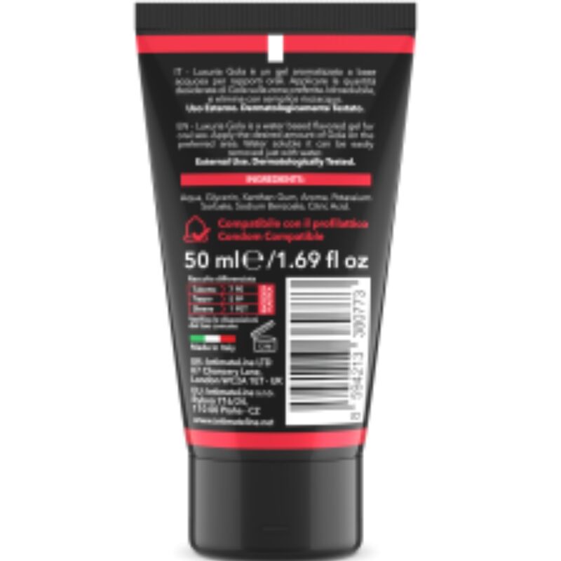 INTIMATELINE LUXURIA - GOLA AARDBEI MONDGEL 50 ML