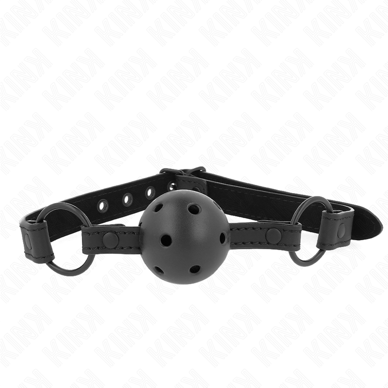 KINK - 4,5 CM NEOPREEN BALL GAG 63,5 X 2 CM VERSTELBAAR 41 X 59 CM