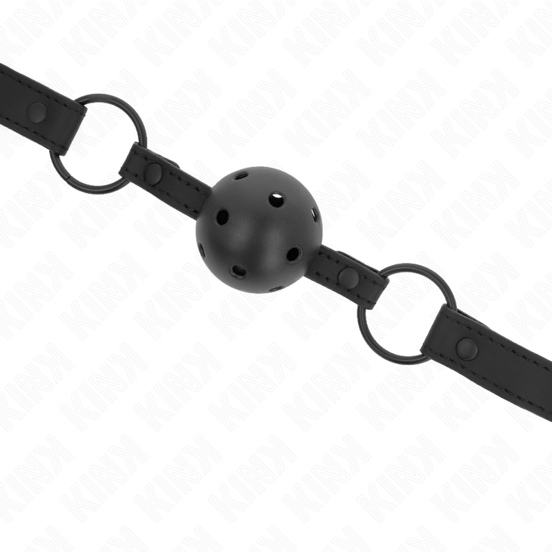 KINK - 4,5 CM NEOPREEN BALL GAG 63,5 X 2 CM VERSTELBAAR 41 X 59 CM