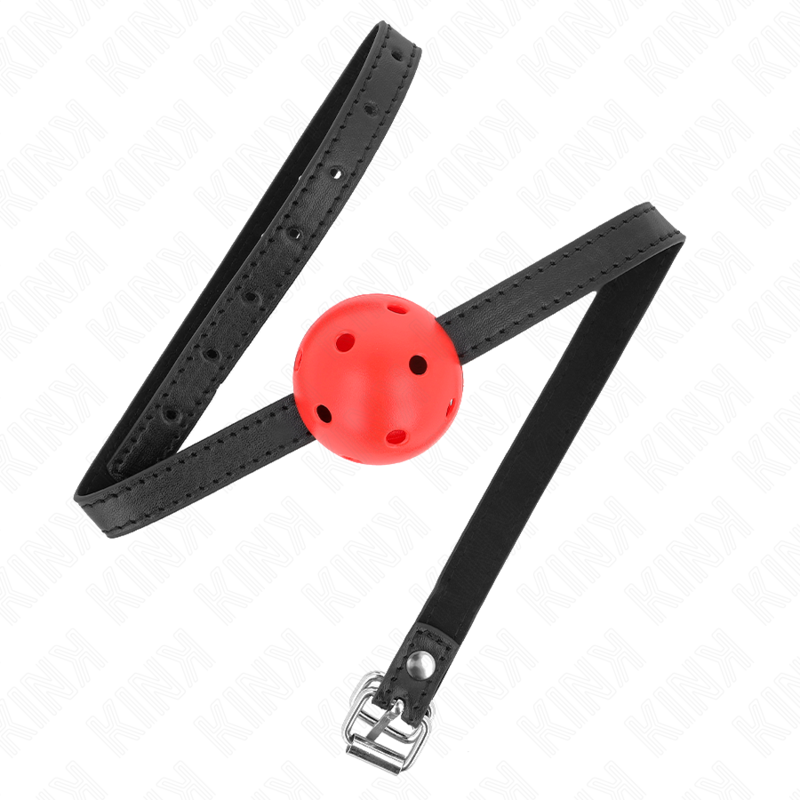 KINK - BALL GAG 4,5 CM ADEMEND SIMPLICITY ROOD 62 x 1,5 CM