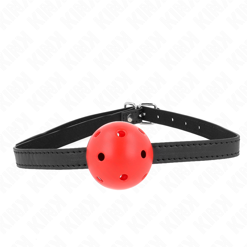 KINK - BALL GAG 4,5 CM ADEMEND SIMPLICITY ROOD 62 x 1,5 CM