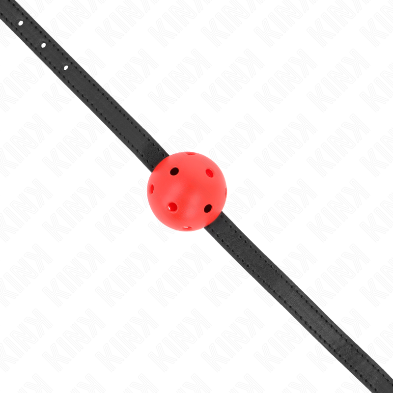 KINK - BALL GAG 4,5 CM ADEMEND SIMPLICITY ROOD 62 x 1,5 CM