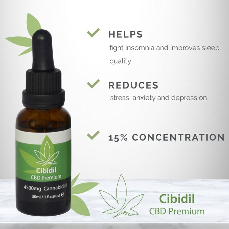 500 COSMETICA - CIBIDIL ONTSPANNENDE CBD-OLIE 15% 30 ML