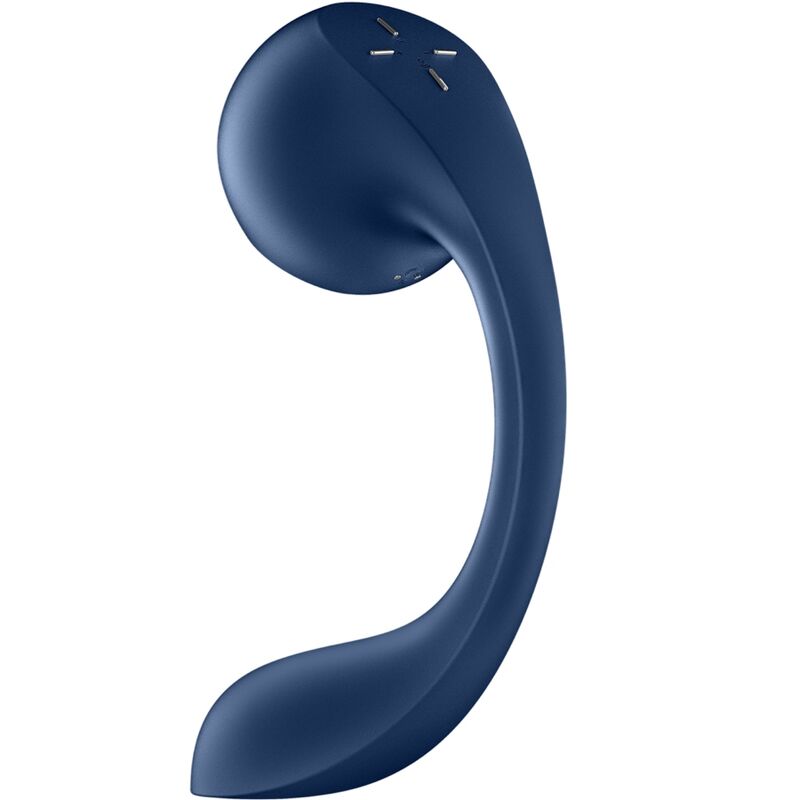 SATISFYER - PRO+ WAVE 4 G-SPOT STIMULATOR &amp; AIR PULSE GRATIS APP DONKERBLAUW