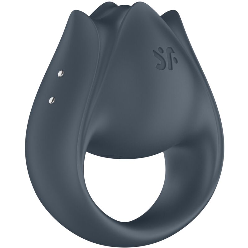 SATISFYER - PERFECTE PAAR 2 MULTIVIBRATOR 2 IN 1 PENIS RING &amp; VINGER STIMULATOR GRIJS