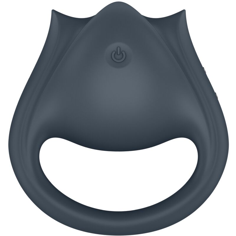 SATISFYER - PERFECTE PAAR 2 MULTIVIBRATOR 2 IN 1 PENIS RING &amp; VINGER STIMULATOR GRIJS