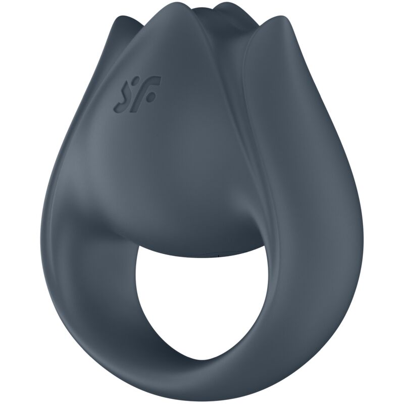 SATISFYER - PERFECTE PAAR 2 MULTIVIBRATOR 2 IN 1 PENIS RING &amp; VINGER STIMULATOR GRIJS