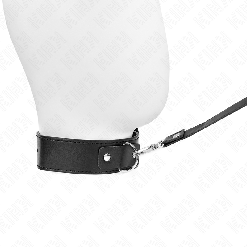 KINK - KRAAG MET 116 CM DUN ZWART VERSTELBAAR 32-50 CM X 8 CM